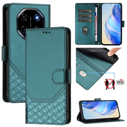 Honeycomb Embossing RFID Leather Phone Case, For Blackview Wave 7C, For Blackview Wave 10, For Blackview SHARK 6, For Blackview Oscal Tiger 13