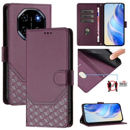Honeycomb Embossing RFID Leather Phone Case, For Blackview Wave 7C, For Blackview Wave 10, For Blackview SHARK 6, For Blackview Oscal Tiger 13