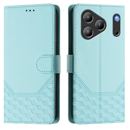 Honeycomb Embossing RFID Leather Phone Case, For Blackview Wave 7C, For Blackview Wave 10, For Blackview SHARK 6, For Blackview Oscal Tiger 13