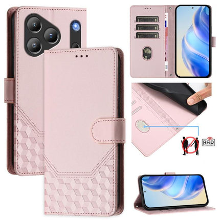 Honeycomb Embossing RFID Leather Phone Case, For Blackview Wave 7C, For Blackview Wave 10, For Blackview SHARK 6, For Blackview Oscal Tiger 13