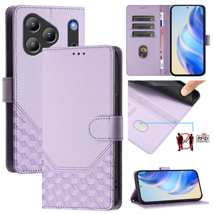 Honeycomb Embossing RFID Leather Phone Case, For Blackview Wave 7C, For Blackview Wave 10, For Blackview SHARK 6, For Blackview Oscal Tiger 13