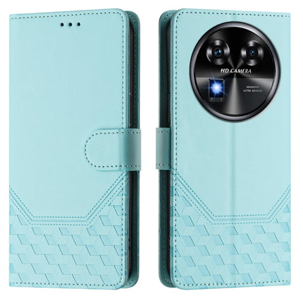 Honeycomb Embossing RFID Leather Phone Case, For Oukitel C37, For Oukitel C51, For Oukitel C38, For Oukitel C35