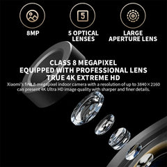 Original Xiaomi Smart Camera C700 4K 360 Viewing Angle Full-Color Night Vision AI Camera