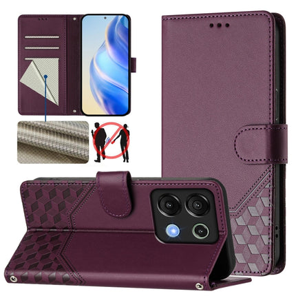 Honeycomb Embossing RFID Leather Phone Case, For Umidigi A15 / A15C / A15T, For Umidigi G9 5G, For Umidigi Bison X20, For Umidigi Power 7 / 7S