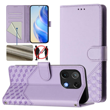 Honeycomb Embossing RFID Leather Phone Case, For Umidigi G100x 5G / 4G, For Umidigi G100 Pro, For Umidigi Note 100, For Umidigi Note 90