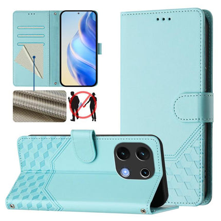 Honeycomb Embossing RFID Leather Phone Case, For Umidigi G100x 5G / 4G, For Umidigi G100 Pro, For Umidigi Note 100, For Umidigi Note 90
