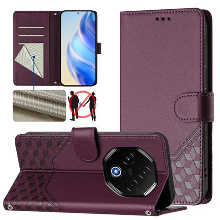 Honeycomb Embossing RFID Leather Phone Case, For Umidigi G100x 5G / 4G, For Umidigi G100 Pro, For Umidigi Note 100, For Umidigi Note 90