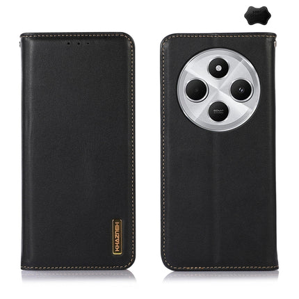 KHAZNEH Nappa Top Layer Cowhide Leather Phone Case, For Redmi Note 14S 4G, For Redmi Turbo 4 Pro, For Redmi Note 14 5G, For Redmi Note 14 Pro 5G, For Redmi 14C 4G