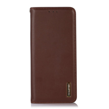 KHAZNEH Nappa Top Layer Cowhide Leather Phone Case, For Redmi Note 14 5G, For Redmi Note 14 Pro 5G, For Redmi 14C 4G