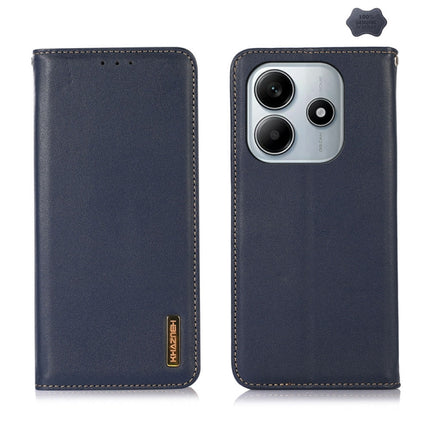 KHAZNEH Nappa Top Layer Cowhide Leather Phone Case, For Redmi Note 14S 4G, For Redmi Turbo 4 Pro, For Redmi Note 14 5G, For Redmi Note 14 Pro 5G, For Redmi 14C 4G