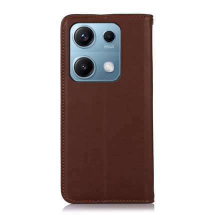 KHAZNEH Nappa Top Layer Cowhide Leather Phone Case, For Redmi Note 14S 4G, For Redmi Turbo 4 Pro, For Redmi Note 14 5G, For Redmi Note 14 Pro 5G, For Redmi 14C 4G