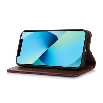 KHAZNEH Nappa Top Layer Cowhide Leather Phone Case, For Redmi Note 14S 4G, For Redmi Turbo 4 Pro, For Redmi Note 14 5G, For Redmi Note 14 Pro 5G, For Redmi 14C 4G
