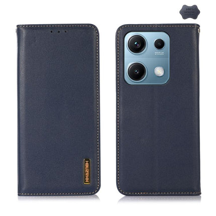 KHAZNEH Nappa Top Layer Cowhide Leather Phone Case, For Redmi Note 14S 4G, For Redmi Turbo 4 Pro, For Redmi Note 14 5G, For Redmi Note 14 Pro 5G, For Redmi 14C 4G