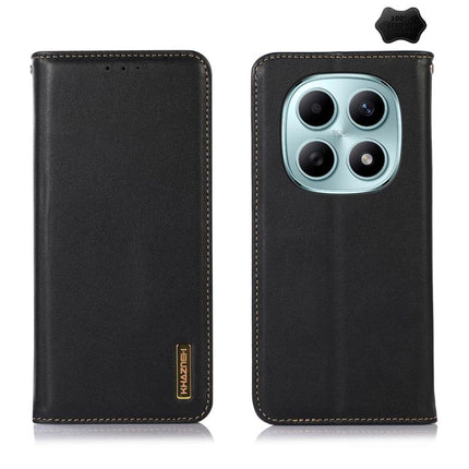 KHAZNEH Nappa Top Layer Cowhide Leather Phone Case, For Redmi Note 15 5G Global 164mm, For Redmi K90 Pro Max/Poco F8 Ultra, For Redmi Note 15 Pro 4G Global 163.2mm, For Redmi K90/Poco F8 Pro, For Redmi Note 15 Pro 5G Global 163.6mm, For Redmi 13X