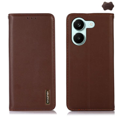 KHAZNEH Nappa Top Layer Cowhide Leather Phone Case, For Redmi A7 Pro 171mm / Poco C85x 5G, For Redmi Turbo 5 Max / Poco X8 Pro Max, For Redmi Turbo 5 5G / Poco X8 Pro 5G, For Redmi Note 15 Pro+ 5G Global 163.3mm, For Redmi Note 15 5G Global 164mm      ...