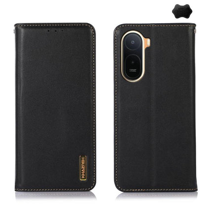 KHAZNEH Nappa Top Layer Cowhide Leather Phone Case, For Redmi Note 15 5G Global 164mm, For Redmi K90 Pro Max/Poco F8 Ultra, For Redmi Note 15 Pro 4G Global 163.2mm, For Redmi K90/Poco F8 Pro, For Redmi Note 15 Pro 5G Global 163.6mm, For Redmi 13X