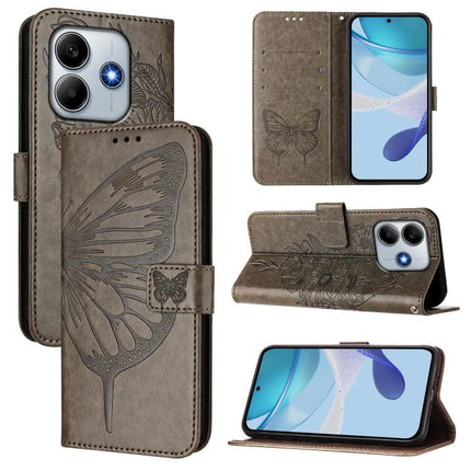 Embossed Butterfly Leather Phone Case, For Xiaomi 15 Ultra, For Xiaomi Poco X7 Pro, For Xiaomi Poco M7 Pro 5G Global