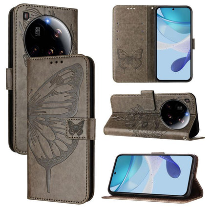 Embossed Butterfly Leather Phone Case, For Xiaomi 15 Ultra, For Xiaomi Poco X7 Pro, For Xiaomi Poco M7 Pro 5G Global