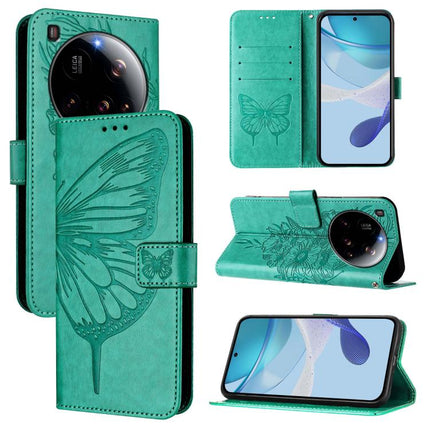Embossed Butterfly Leather Phone Case, For Xiaomi 15 Ultra, For Xiaomi Poco X7 Pro, For Xiaomi Poco M7 Pro 5G Global