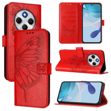 Embossed Butterfly Leather Phone Case, For Xiaomi 15S Pro 5G, For Xiaomi Poco M7 5G / C75 4G, For Xiaomi Poco X7