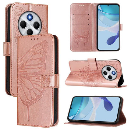 Embossed Butterfly Leather Phone Case, For Xiaomi 15S Pro 5G, For Xiaomi Poco M7 5G / C75 4G, For Xiaomi Poco X7