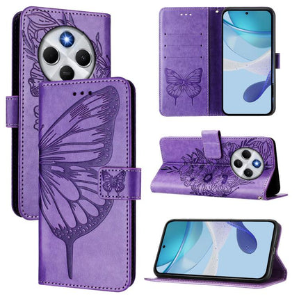 Embossed Butterfly Leather Phone Case, For Xiaomi 15S Pro 5G, For Xiaomi Poco M7 5G / C75 4G, For Xiaomi Poco X7