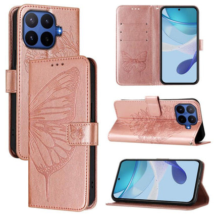 Embossed Butterfly Leather Phone Case, For Xiaomi 17 Max 5G, For Xiaomi 17T Pro 5G, For Xiaomi Poco M7 4G 169mm
