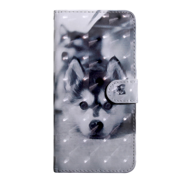 3D Painted Pattern Horizontal Flip TPU + PU Leather Case with Holder & Card Slots & Wallet & Lanyard, For Xiaomi Redmi 9A