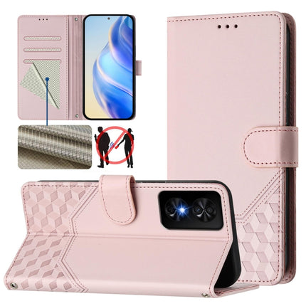 Honeycomb Embossing RFID Leather Phone Case, For TCL 50 XL, For TCL 50 XE, For TCL 50 5G, For TCL 50 SE