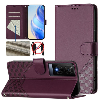 Honeycomb Embossing RFID Leather Phone Case, For TCL 50 XL, For TCL 50 XE, For TCL 50 5G, For TCL 50 SE