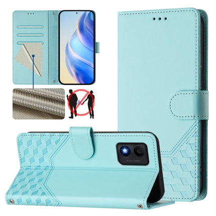 Honeycomb Embossing RFID Leather Phone Case, For TCL 30 XL, For TCL 305 / 306, For TCL Stylus 5G, For TCL 303