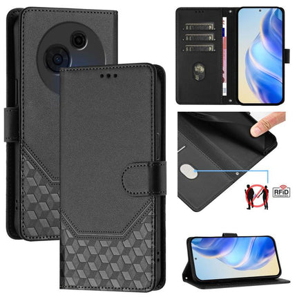 Honeycomb Embossing RFID Leather Phone Case, For TCL K70 Power 4G / K70 4G, For TCL Nxtpaper 70 Pro 5G, For TCL K32 5G / K33 5G, For TCL 60 NxtPaper