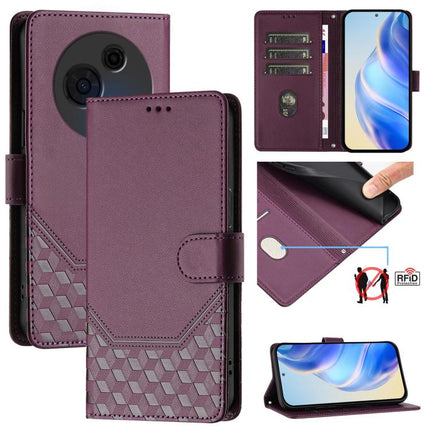 Honeycomb Embossing RFID Leather Phone Case, For TCL K70 Power 4G / K70 4G, For TCL Nxtpaper 70 Pro 5G, For TCL K32 5G / K33 5G, For TCL 60 NxtPaper