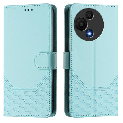 Honeycomb Embossing RFID Leather Phone Case, For TCL 605 / 60 SE, For TCL 50 Pro NxtPaper, For TCL 50 LE, For TCL 201
