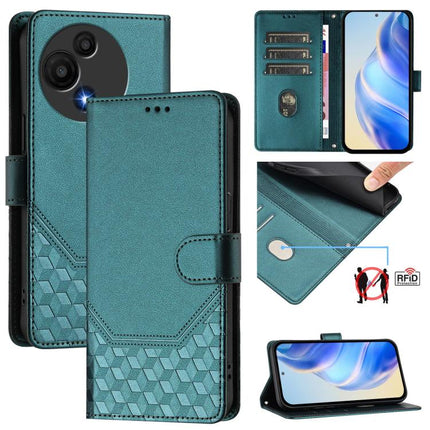 Honeycomb Embossing RFID Leather Phone Case, For TCL 605 / 60 SE, For TCL 50 Pro NxtPaper, For TCL 50 LE, For TCL 201