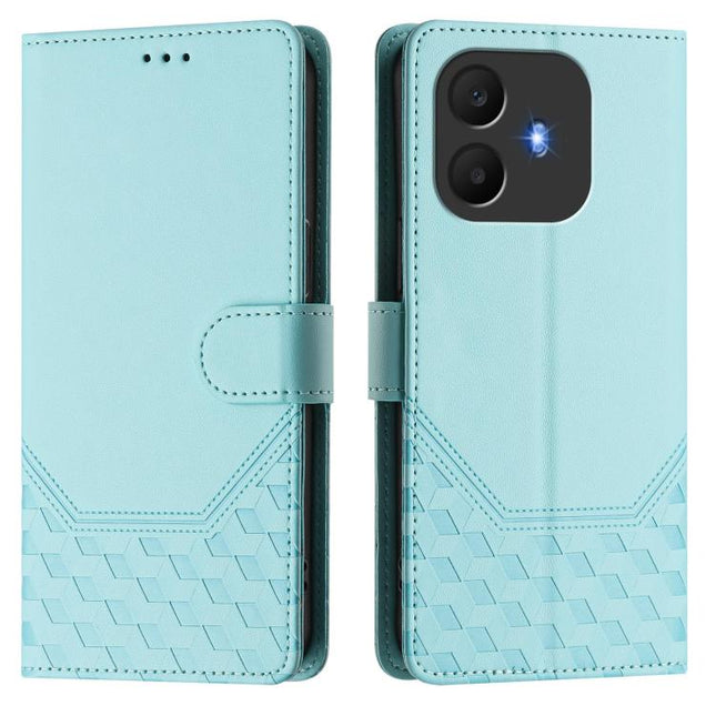 Honeycomb Embossing RFID Leather Phone Case, For TCL K70 Power 4G / K70 4G, For TCL Nxtpaper 70 Pro 5G, For TCL K32 5G / K33 5G, For TCL 60 NxtPaper