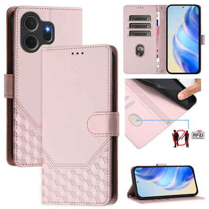 Honeycomb Embossing RFID Leather Phone Case, For TCL K70 Power 4G / K70 4G, For TCL Nxtpaper 70 Pro 5G, For TCL K32 5G / K33 5G, For TCL 60 NxtPaper