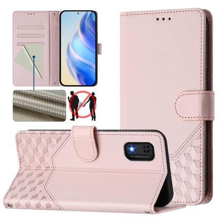 Honeycomb Embossing RFID Leather Phone Case, For itel A23 Pro / A17, For itel P55 5G, For itel RS4 S666LN, For itel S24