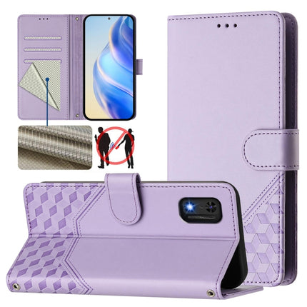 Honeycomb Embossing RFID Leather Phone Case, For itel A23 Pro / A17, For itel P55 5G, For itel RS4 S666LN, For itel S24