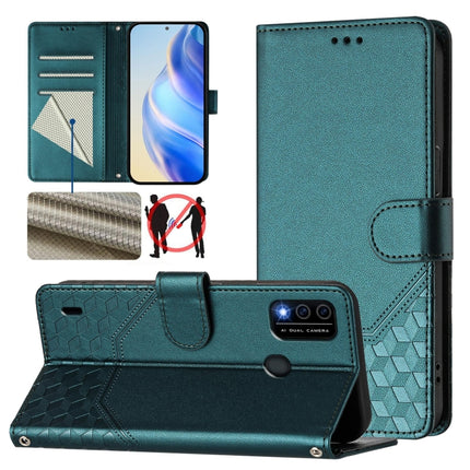Honeycomb Embossing RFID Leather Phone Case, For itel P40, For itel P38, For itel S17 / Vision 3, For itel A48