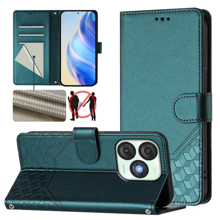 Honeycomb Embossing RFID Leather Phone Case, For itel Power 70, For itel A80 4G, For itel A50C, For itel A50