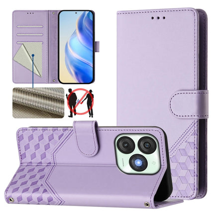 Honeycomb Embossing RFID Leather Phone Case, For itel Power 70, For itel A80 4G, For itel A50C, For itel A50