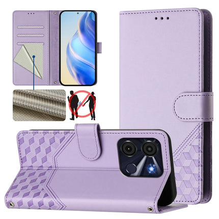 Honeycomb Embossing RFID Leather Phone Case, For itel A60 / A60s, For itel S23+, For itel S23 S665L, For itel S18