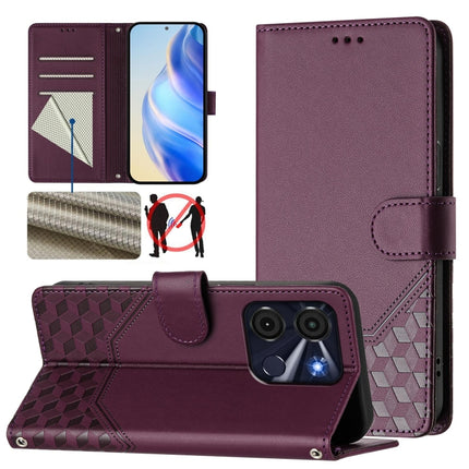 Honeycomb Embossing RFID Leather Phone Case, For itel A60 / A60s, For itel S23+, For itel S23 S665L, For itel S18