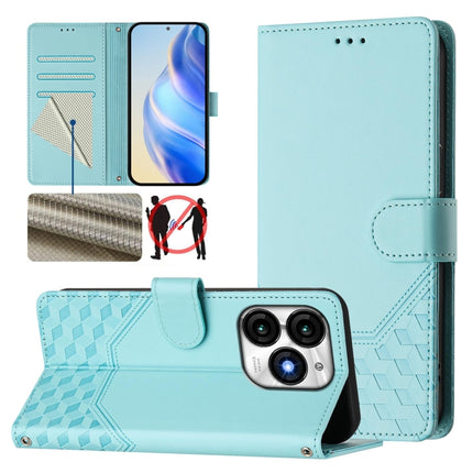 Honeycomb Embossing RFID Leather Phone Case, For itel P55+, For itel P55 4G / Infinix Smart 8, For itel A05s, For itel A70