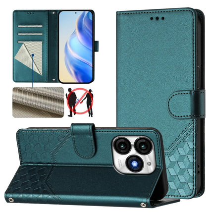 Honeycomb Embossing RFID Leather Phone Case, For itel P55+, For itel P55 4G / Infinix Smart 8, For itel A05s, For itel A70