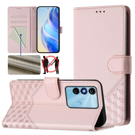Honeycomb Embossing RFID Leather Phone Case, For itel P40, For itel P38, For itel S17 / Vision 3, For itel A48