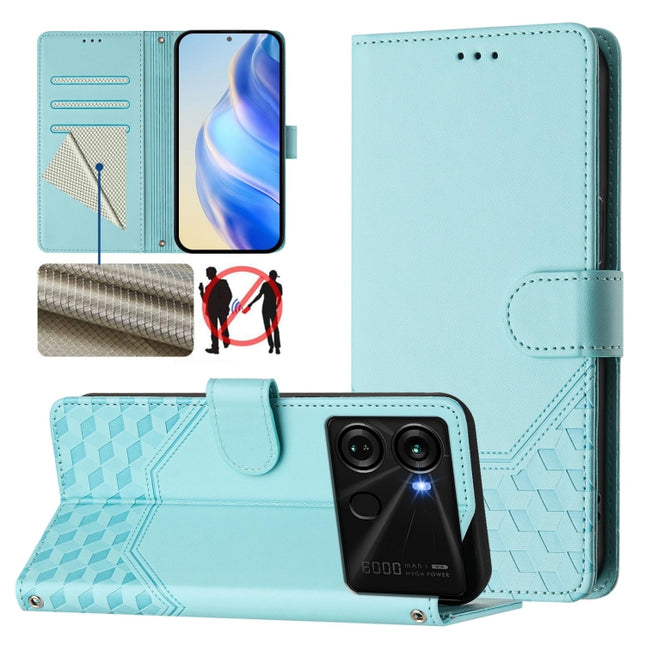 Honeycomb Embossing RFID Leather Phone Case, For itel P40, For itel P38, For itel S17 / Vision 3, For itel A48