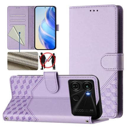 Honeycomb Embossing RFID Leather Phone Case, For itel P40, For itel P38, For itel S17 / Vision 3, For itel A48