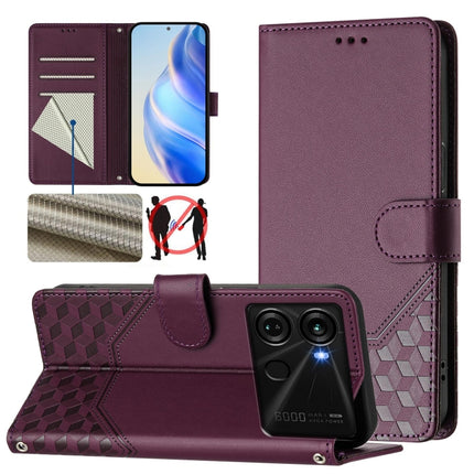 Honeycomb Embossing RFID Leather Phone Case, For itel P40, For itel P38, For itel S17 / Vision 3, For itel A48